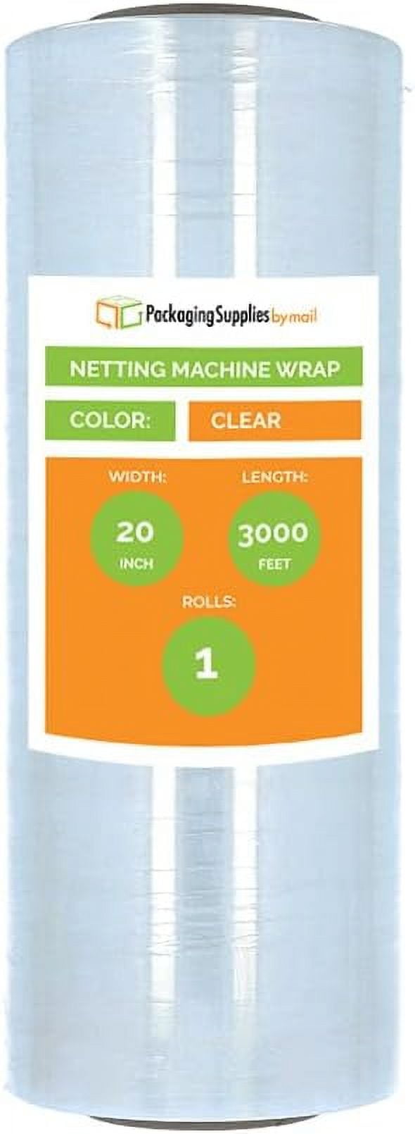 Pallet Netting Vented Stretch Wrap, 1 Pack, 20 Inch x 3000 Feet, for Securing Pallets That Need