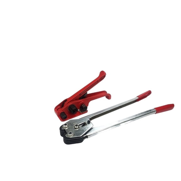 Pallet Packaging Strapping Banding Kit, Plastic Steel Strapping Strapping Machine Tightener Tensioner Packing Pliers Set Manual Packing Strapping Machine