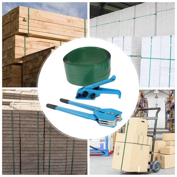 Pallet Packaging Strapping Banding Kit Tensioner Tool Sealer Metal