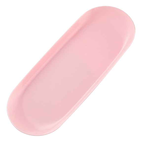 Pallet,Plastic Jewelry Tray Decorative Dish Small Oval Candy Dessert Plate Manicure Tools Placing for Home Salon Storage,Manicure Tools Storage Tray,Makeup Cosmetic Nail Decorations Storages Plate