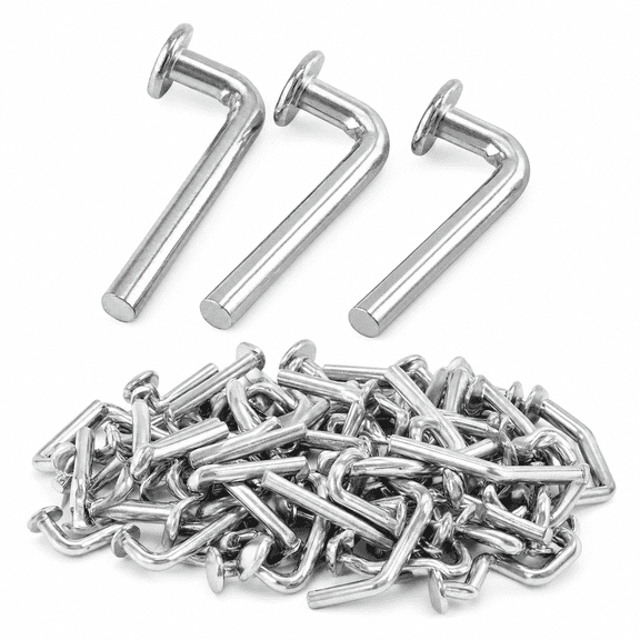 Pallet Rack Drop Pin, 50 Pcs M8x57mm Accessory Shelving System, Heavy Duty J Bolt Safety Universal Pins, Cross Beam Locker Drop Pin for Warehouse, Home