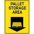 thumbnail image 1 of Pallet Storage Area Symbol Sign Metal Tin Sign12x16 Inches Caution Danger Safety Security Warning Notice Signs, 1 of 5
