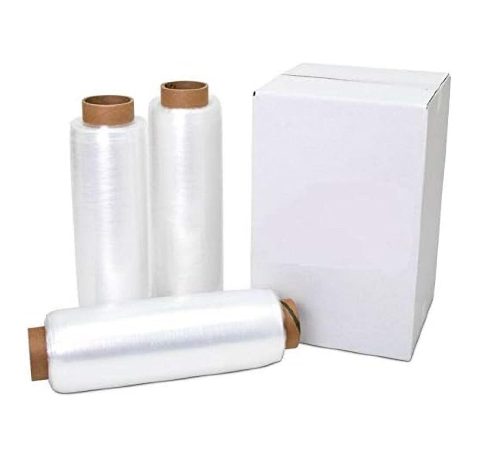 American shrink wrap clear black 18, 1500sq', 80 Gauge 4 Rolls Pallet Wrap Stretch Film Hand Shrink Wrap 1500 Square Feet