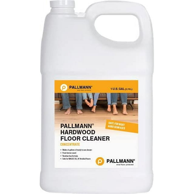 Pallmann Hardwood Floor Cleaner Concentrate 1 Gallon - Makes 8 Gallons ...