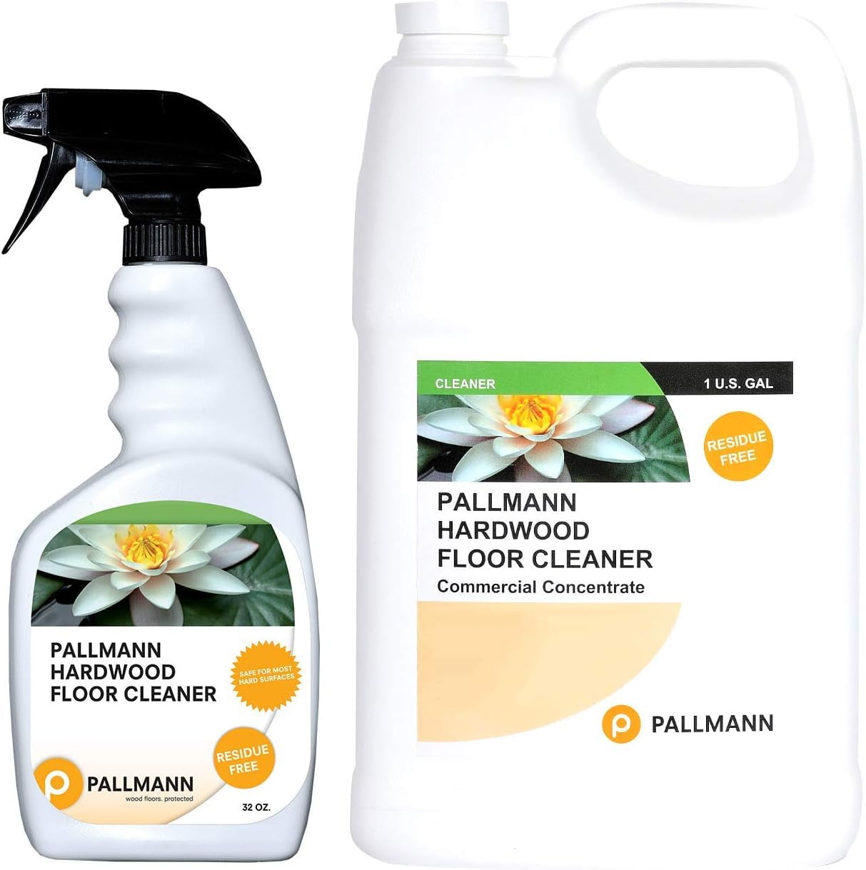 Pallmann Pallman Hardwood Floor Cleaner 1gl Concentrate 128 oz Hardwood
