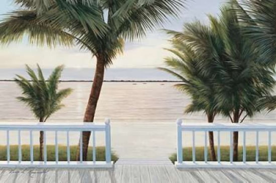 Palm Bay Canvas Art - Diane Romanello (12 x 18)