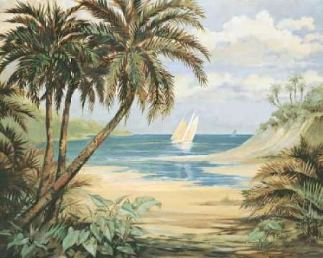 Palm Bay Canvas Art - Paul Brent (24 x 30)