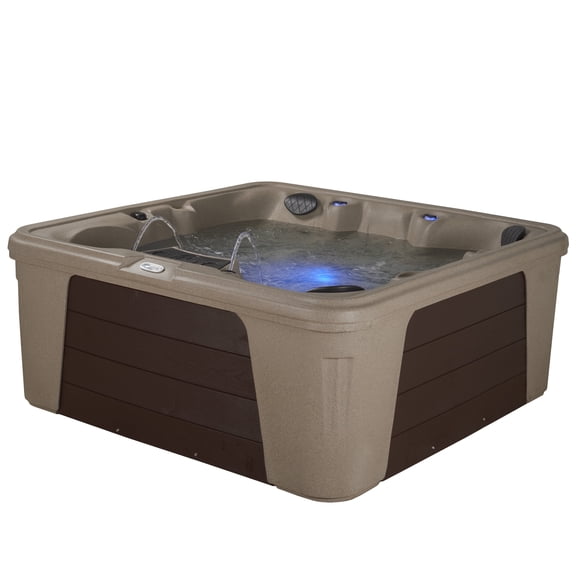 Aqualife by Strong Spas Palm Beach 6 Person 69-Port Lounger Spa, 30 Jets, Cobblestone