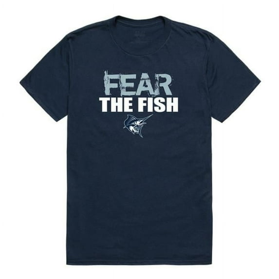 Palm Beach Atlantic University Sailfish Fear College Short Sleeve T-Shirt, Navy - Small