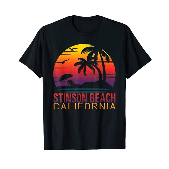 Palm Beach California T-Shirt for Women Casual Tropical Mens Graphic T-Shirts