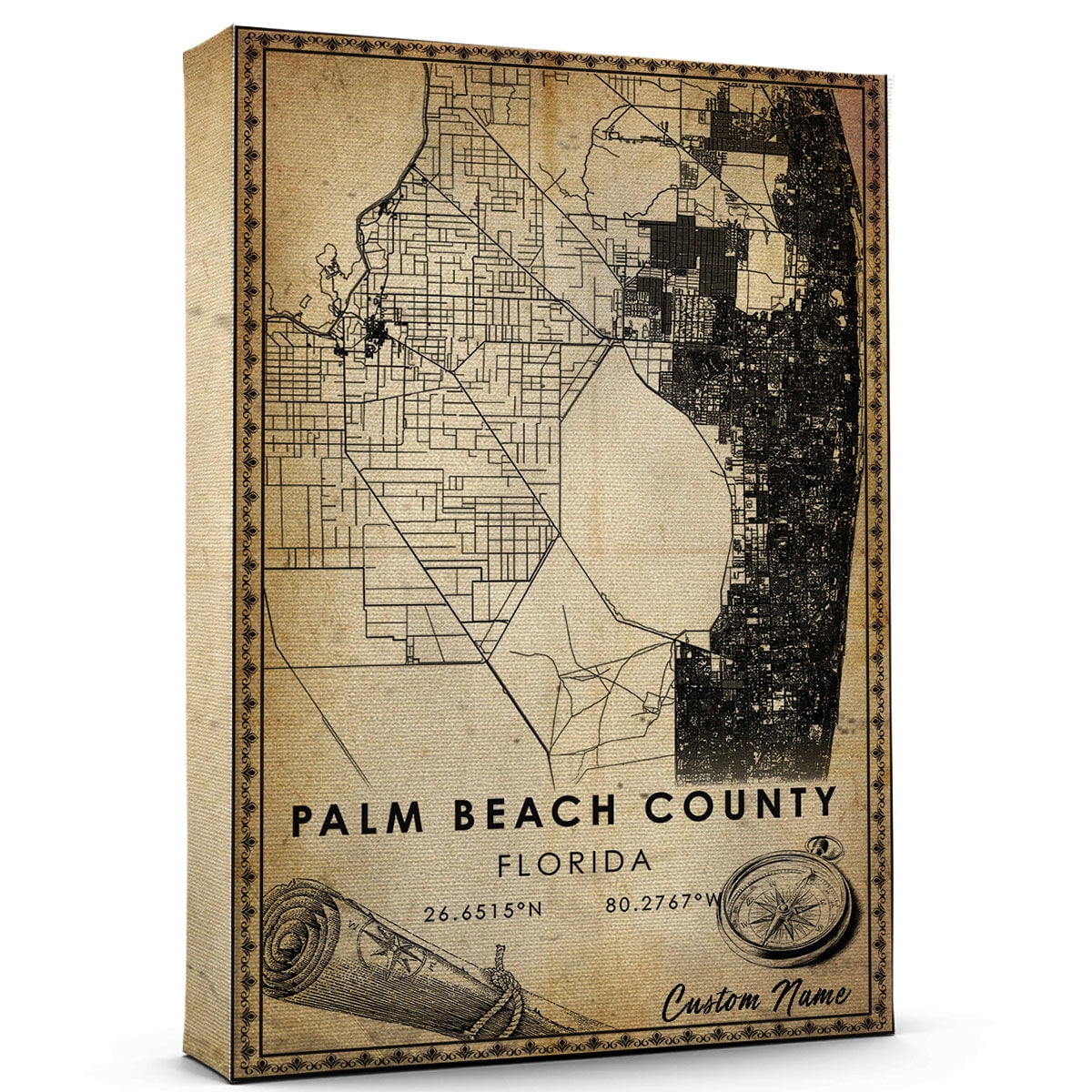 Florida Map By County - Palm Beach County Map Poster Florida Map Art Poster Canvas Palm Beach County Map City Vintage Poster Street Map Artwork Poster Palm Beach County Map 9dd10f31 D407 4445 8000 Bcbfc8dc2b4e.b5f99b542cc47b64131dc462709d398e