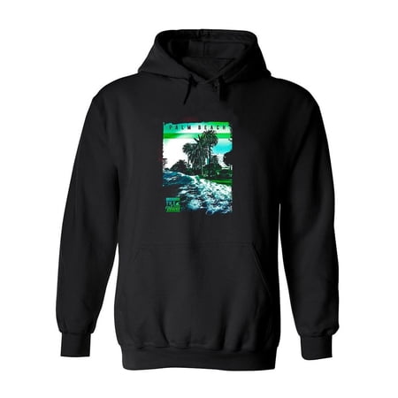 Palm Beach, Florida Hoodie Men -Image by Shutterstock, Male Small