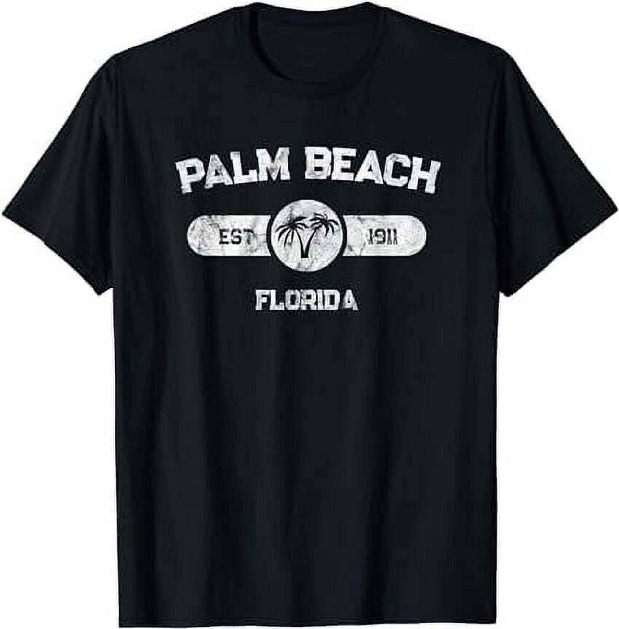 Palm Beach Florida Retro Palm Trees Tee Vintage Souvenirs