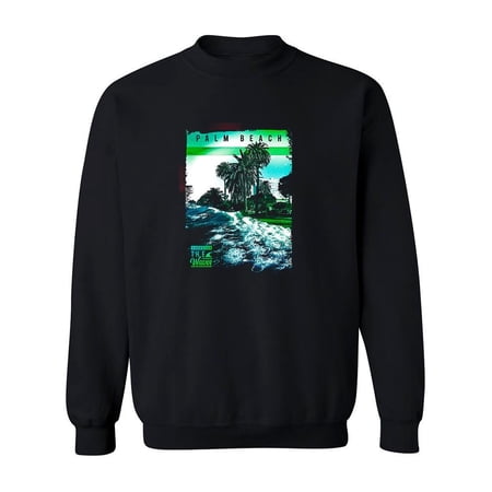 Palm Beach, Florida. Sweatshirt Men -Image by Shutterstock, Male Large