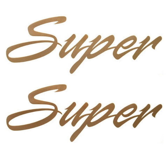 Palm Beach Pontoon Boat Decals 30442 | Super 9 3/8 Inch Gold (Pair)