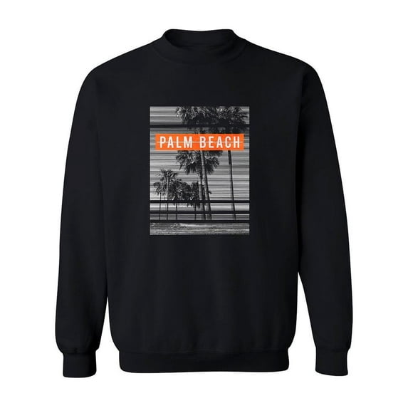 Palm Beach Sweatshirt Men -Image by Shutterstock, Male 3X-Large