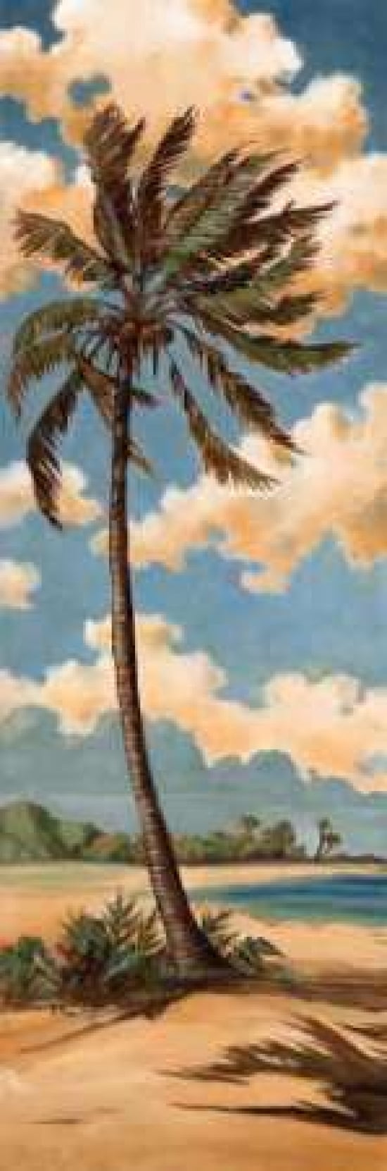 Palm Breeze I Canvas Art - Paul Brent (8 x 24)