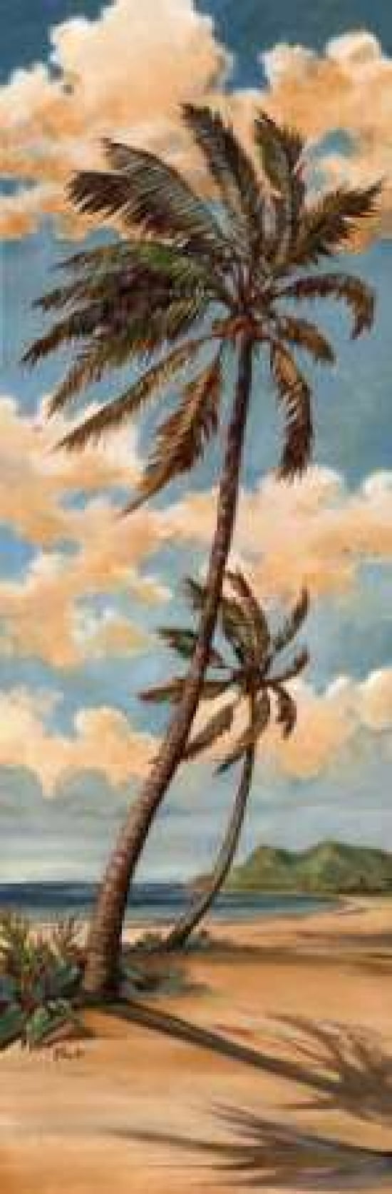 Palm Breeze II Canvas Art - Paul Brent (8 x 24)