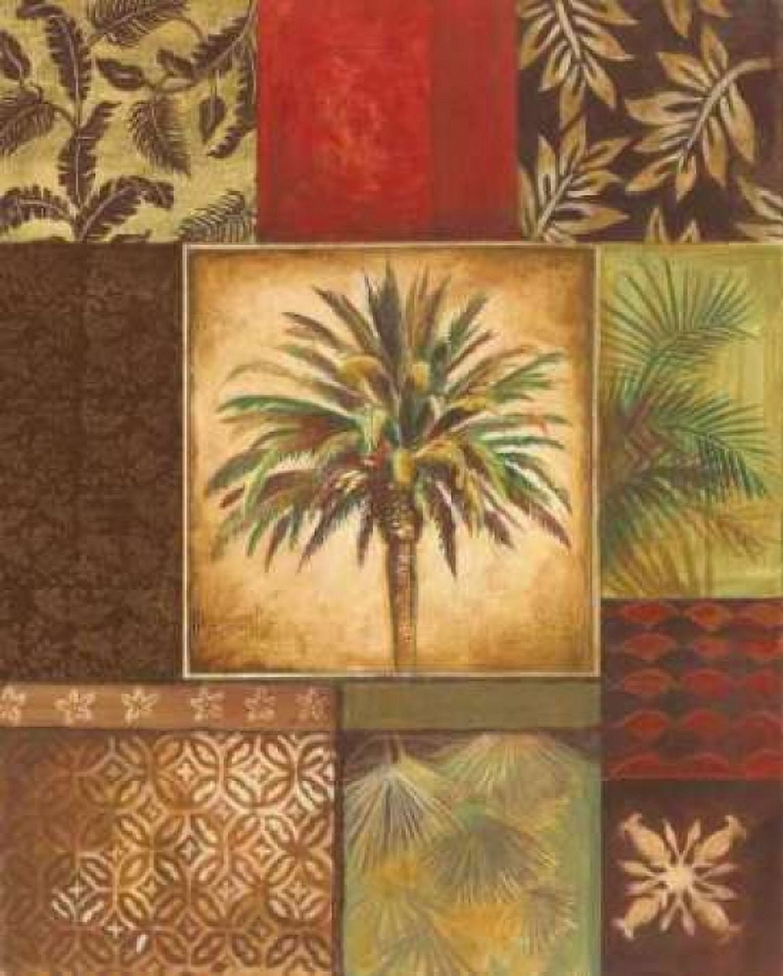 Palm Collage I Canvas Art - Gregory Gorham (24 x 30)