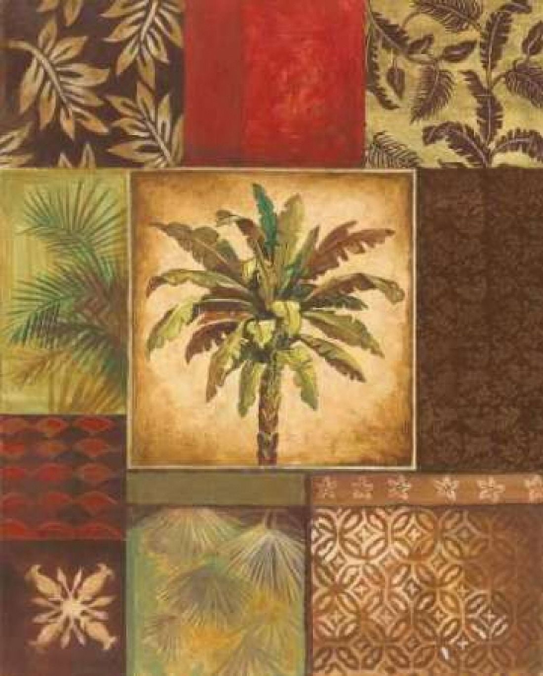Palm Collage II Canvas Art - Gregory Gorham (24 x 30)