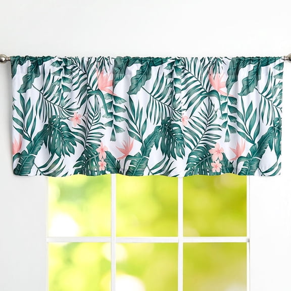 Palm Floral Bath Collection - Valance