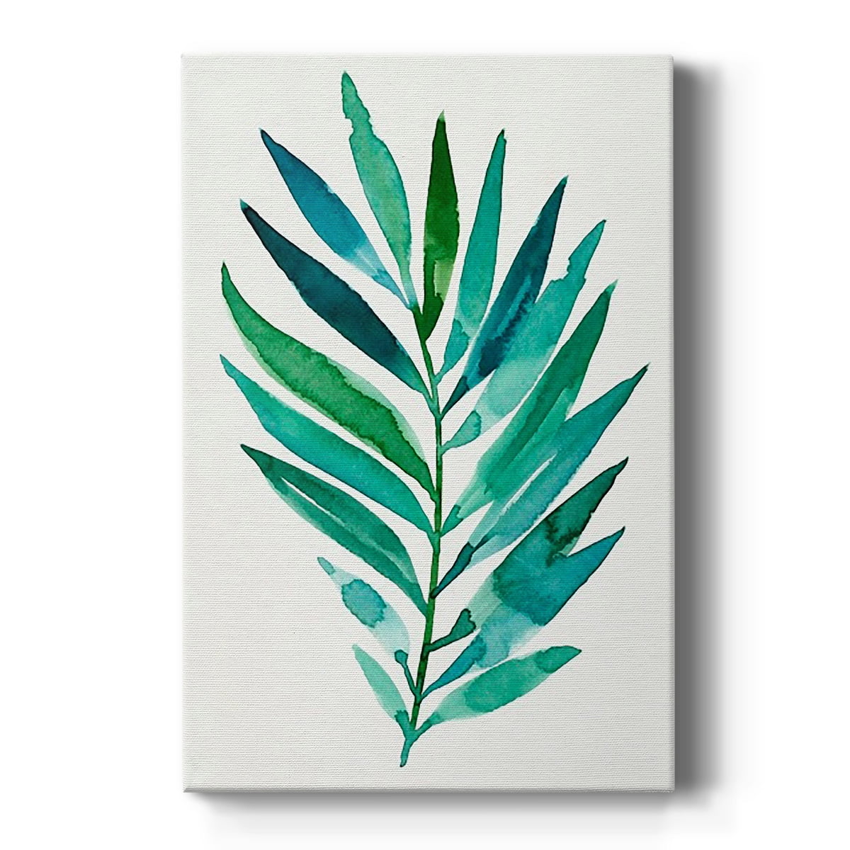 Palm Frond Flow I Premium Gallery Wrapped Canvas - Ready to Hang