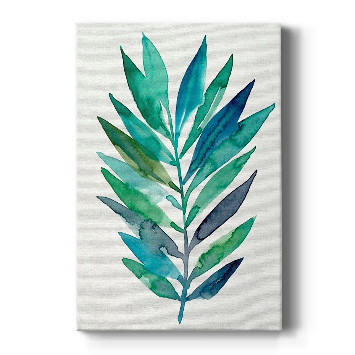 Palm Frond Flow II Premium Gallery Wrapped Canvas - Ready to Hang