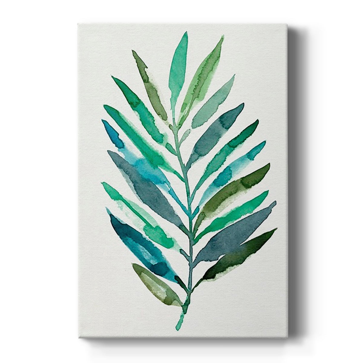 Palm Frond Flow IV Premium Gallery Wrapped Canvas - Ready to Hang