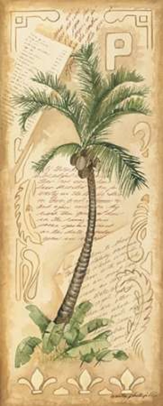 Palm Fronds I Canvas Art - Anita Phillips (24 x 48)
