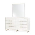 thumbnail image 1 of Palm Gate Dresser with Mirror - Cloud White, 1 of 13