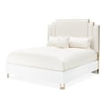 thumbnail image 1 of Palm Gate Queen Upholstered Bed - Cloud White, 1 of 13