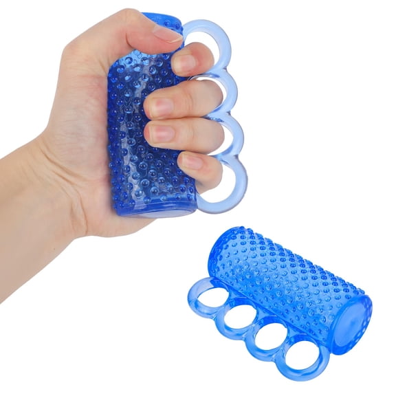 Palm Grip Hand Contracture Cushions, Elastic Band Anti Skin Breakdown Hand Splint For Elderly Stroke Rehab, 2Pcs Blue
