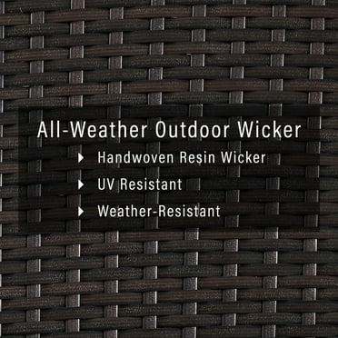 Palm Harbor Outdoor Wicker Swivel Rocker Chair With Grey Cushions