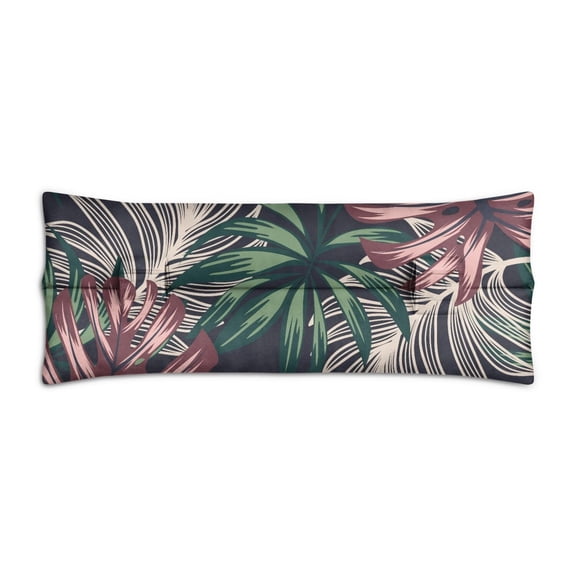 Palm & Hibiscus Seat Belt Cushion Post-Surgery Recovery Pillow, Adjustable Straps (Tropical Vibes)