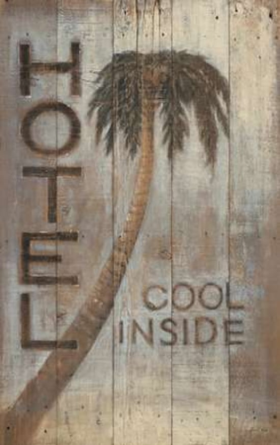 Palm Hotel Canvas Art - Arnie Fisk (12 x 18)