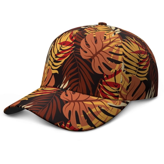 Palm Inspired Floral Leafy Dad Hat - Lightweight Cap for Urban Fashion