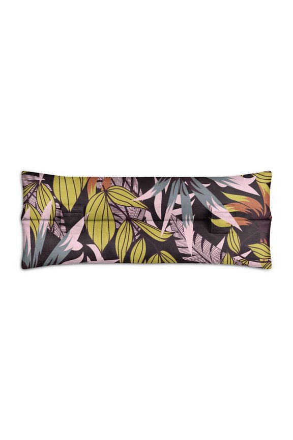 Palm Inspired Seatbelt Cushion for Mastectomy Summer Tropical Leaf Pattern, Soft & Protective Recovery Pillow