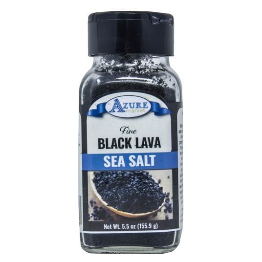 Palm Island Premium Sea Salt, Black Lava-7.25 oz