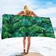 Palm Leaf Bath Towels Soft QuickDrying Thin Lightweight Pool Swim Palm