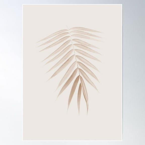 Palm Leaf Finesse #1 #Minimal #Tropical #Decor #Art Poster Wall Art, Modern Wall Decor For Living Room Bedroom, 24x36 UNFRAMED