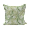 thumbnail image 1 of Palm Leaf Fluffy Throw Pillow Cushion Cover, Green Leaves of Coconut Palms Watercolor Style Fresh Nature Pattern, Decorative Square Accent Pillow Case, 24" x 24", Fern Green Pale Green, by Ambesonne, 1 of 5