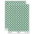 thumbnail image 1 of Palm Leaf Tropical 200+ Round Stickers - Dark Green - Gloss Finish - 0.50" Size, 1 of 3