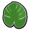 thumbnail image 1 of Palm Leaf Tropical Applique Multi-Color Embroidered Iron-On Patch - 2.0 Inch Mini, 1 of 5