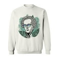thumbnail image 1 of Palm Leaves And Sculpture Head Sweatshirt Men -Image by Shutterstock, Male XX-Large, 1 of 4