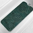 thumbnail image 1 of Palm Leaves Bathtub Mat Non Slip 40x16in Palm Leaf Extra Long Bath Mat for Tub Tropical Banana Leaf Plant Anti Slip Shower Mat for Bathroom with Large Drain Holes Suction Cups Quality Bath Mats Decor, 1 of 6