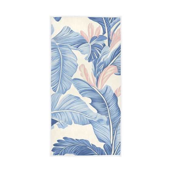 Palm Leaves Face Towel Absorbent Hand Towels Bath Sport Gym