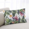 thumbnail image 1 of Palm Leaves Standard Size Pillow Cover, Pillowcase Protectors with Zipper, Breathable Decorative Throw Pillow Case Cover, Summer Botanical Tropical Plants Pillow Shams for Couch Sofa 20x26Inch, 1 of 8