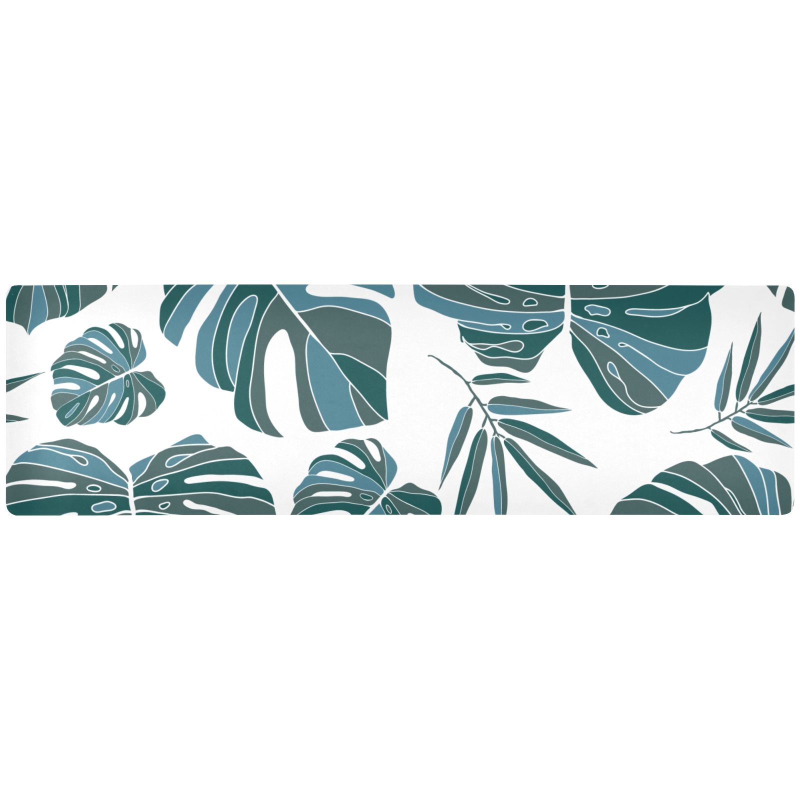 Palm Leaves Tropical Rectangle Pot Holders Trivets Non-slip Hot Pads ...