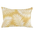 thumbnail image 1 of Palm Leaves Yellow Throw Pillow Cover 12 x 20 Inch Decorative Pillow Cover Summer Botanical Coastal Tropical Lumbar Pillowcase Seasonal Rectangle Cushion Case for Couch Sofa Bed Living Room, 1 of 9