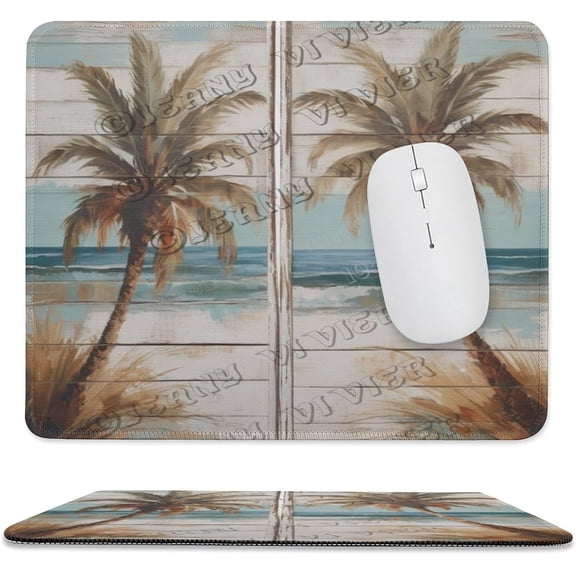 Palm Mouse Pad with Stitched Edge,Non-Slip Rubber Base,Premium-Textured, Gaming Mouse Pad for Wireless Mouse,Computers,Laptop,Office 10"x12"
